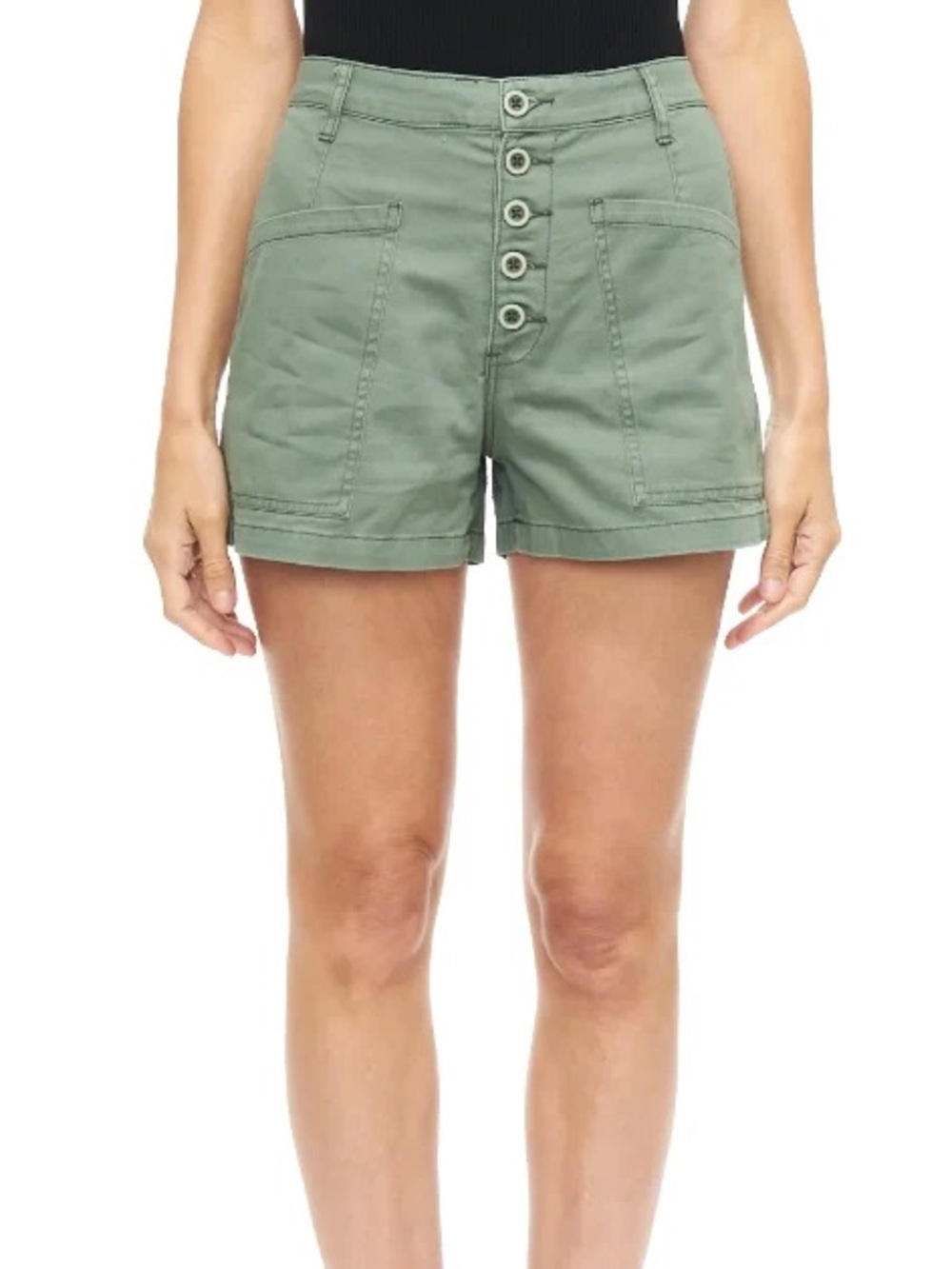 Pistola Tammy High Rise Short in Colonel Green - 27